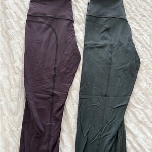lululemon athletica discontinued size 4 Women's Leggings in Purple and blue